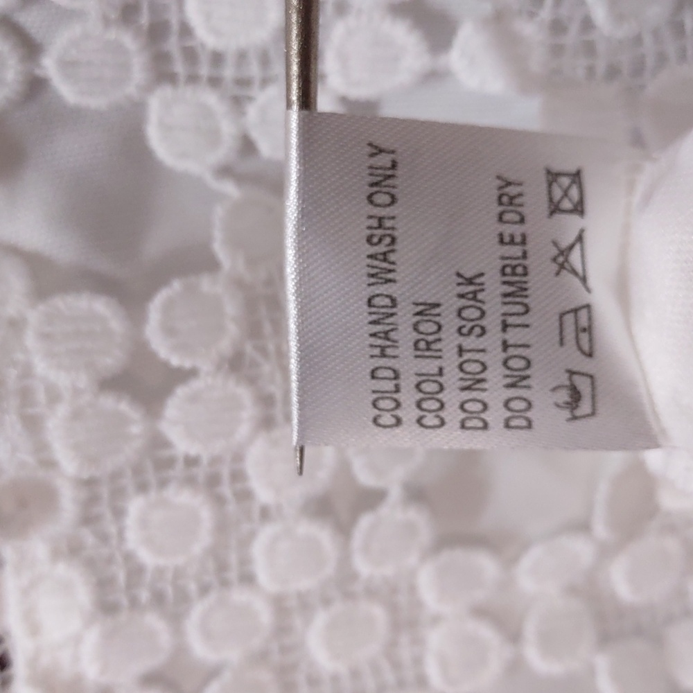 Petal & Pup White Crochet Midi Dress - Picture 13 of 13